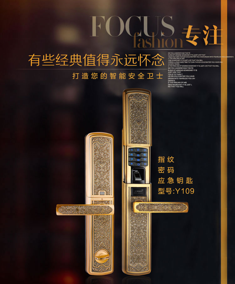 玉蛟龍智能門(mén)鎖 智能鎖防窺視輸入、半導(dǎo)體/光學(xué)指紋傳感器