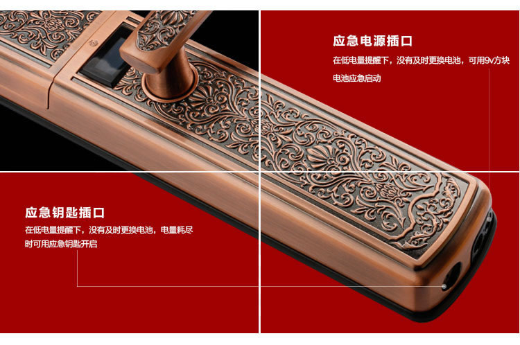 玉蛟龍智能門(mén)鎖 智能鎖防窺視輸入、半導(dǎo)體/光學(xué)指紋傳感器