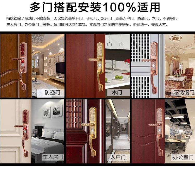 玉蛟龍指紋鎖 智能別墅鎖智能化的觸摸鍵盤、玉蛟龍密碼感應(yīng)門鎖系列