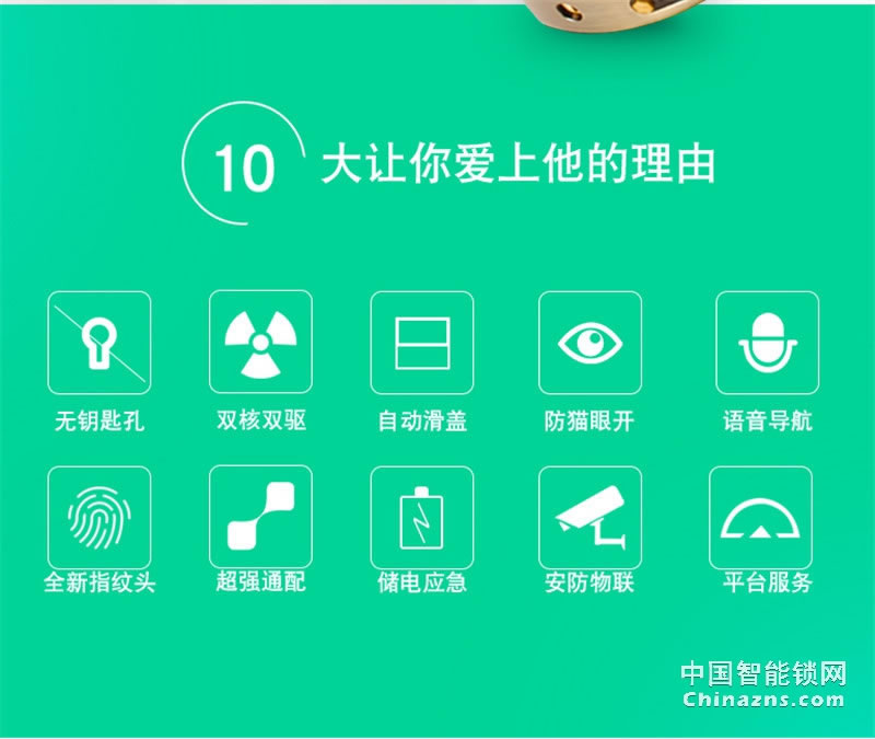 礪安全程靜音自動滑蓋鎖 LA6系列 APP遠(yuǎn)程開鎖
