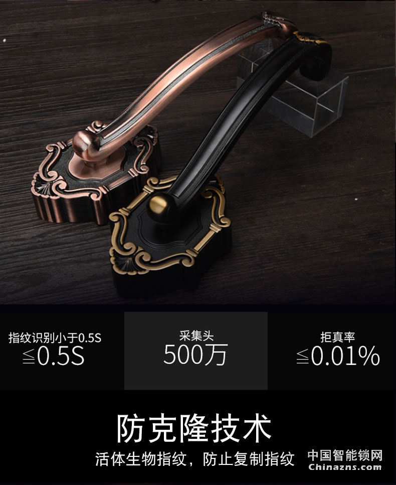 礪安LA4S系列歐式智能鎖 軍工品質(zhì) 試開報警