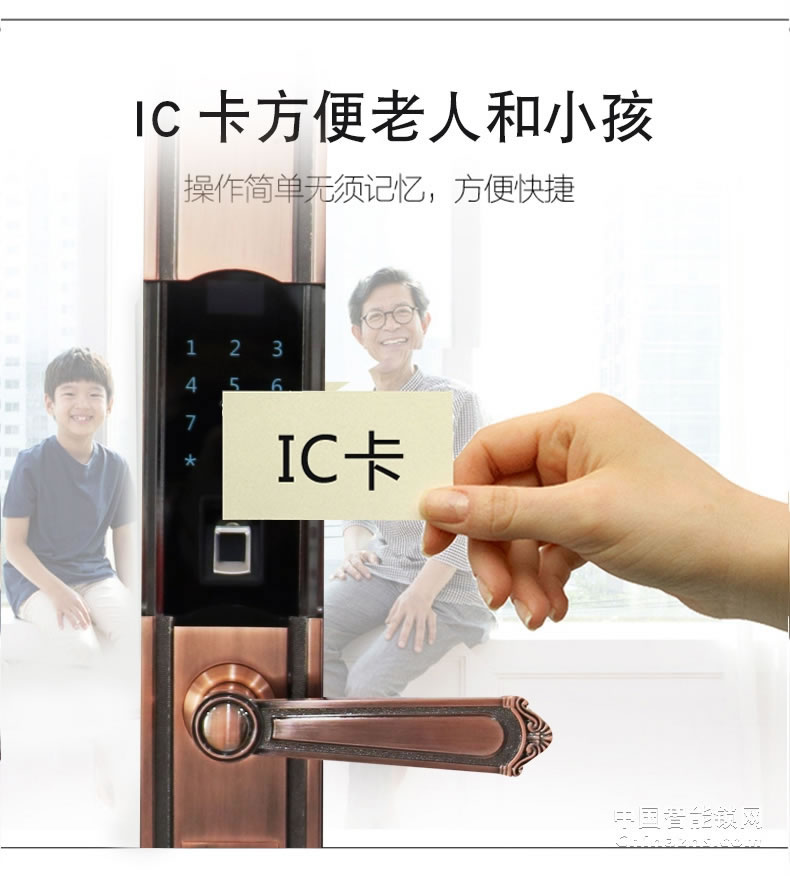 礪安LA4S系列歐式智能鎖 軍工品質(zhì) 試開報警