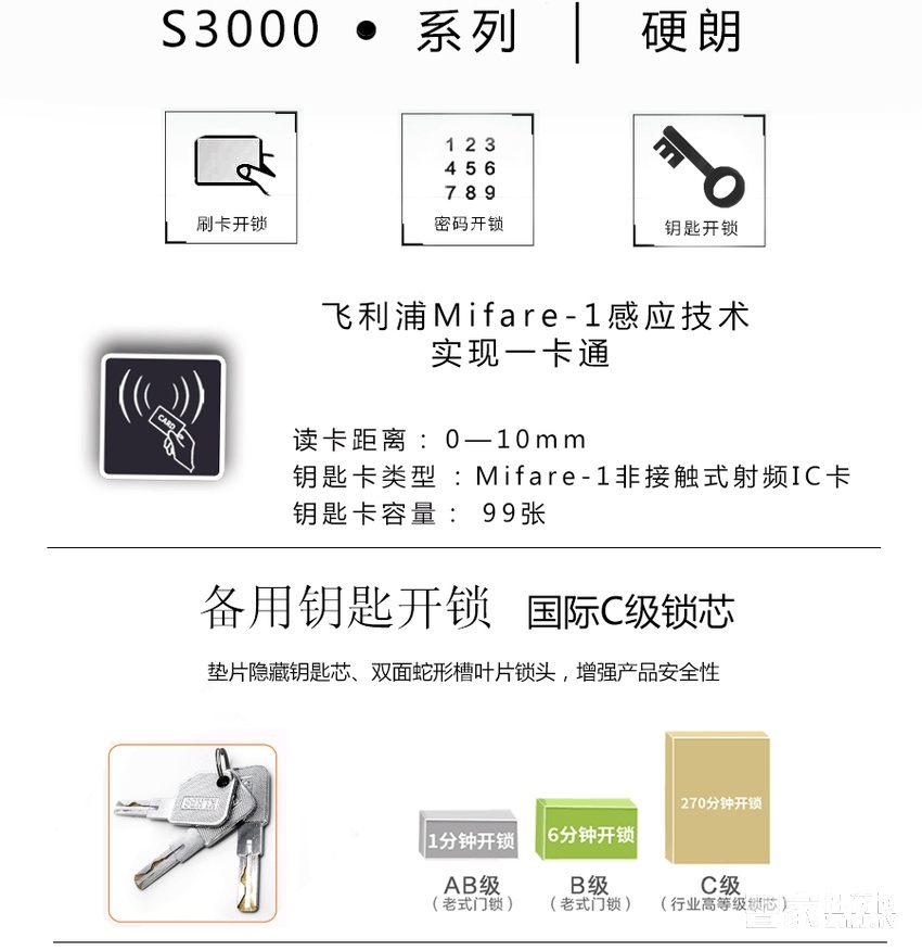 海貝斯智能鎖 智能感應(yīng)鎖密碼鎖滑蓋珍珠銀