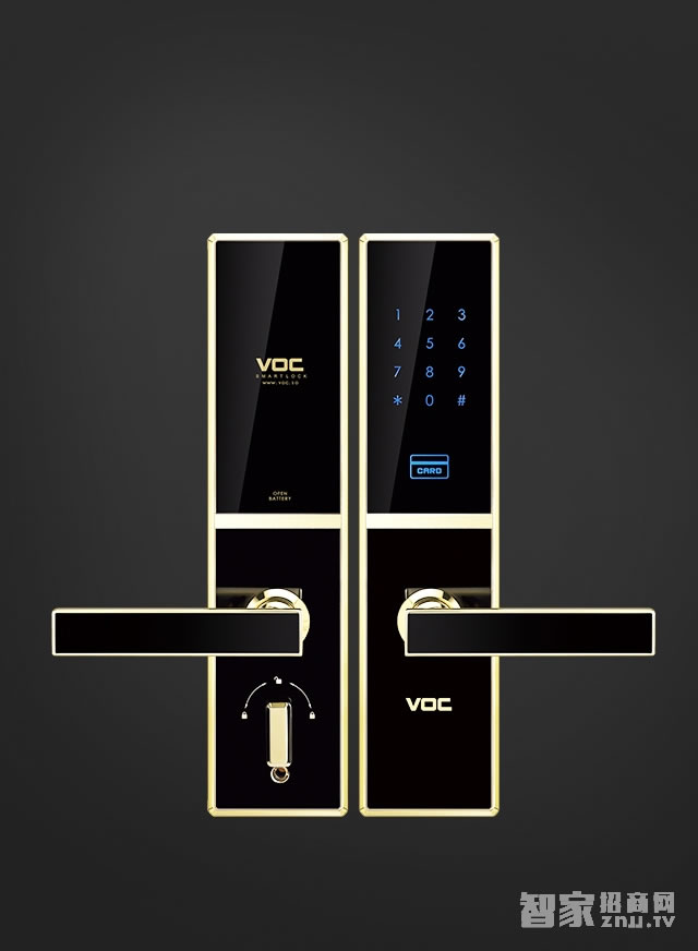 voc入戶門智能密碼鎖 V551家用防盜鎖