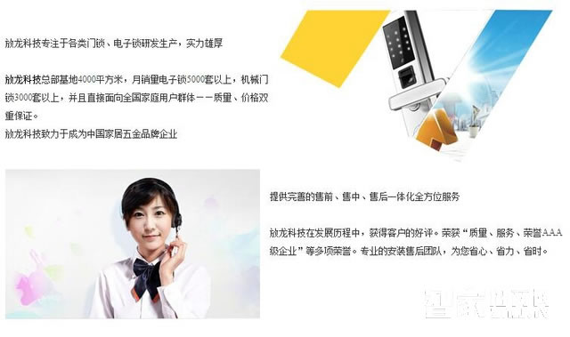 放龍科技智能鎖 酒店智能刷卡鎖 電子感應(yīng)密碼鎖