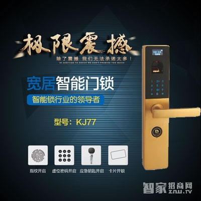 科技俠智能鎖 家用防盜門指紋鎖