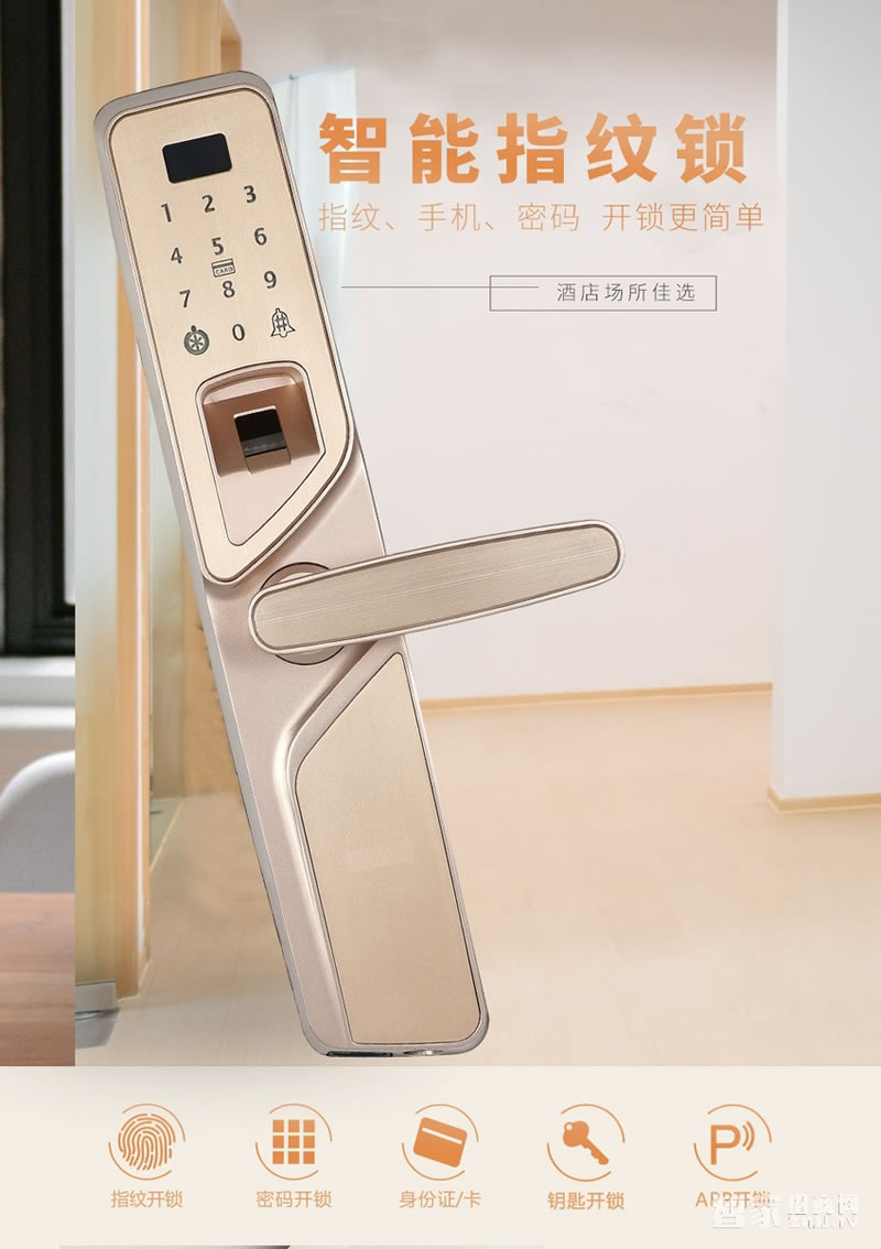 實(shí)譽(yù)高品質(zhì)指紋鎖 電子密碼鎖 家用防盜門鎖