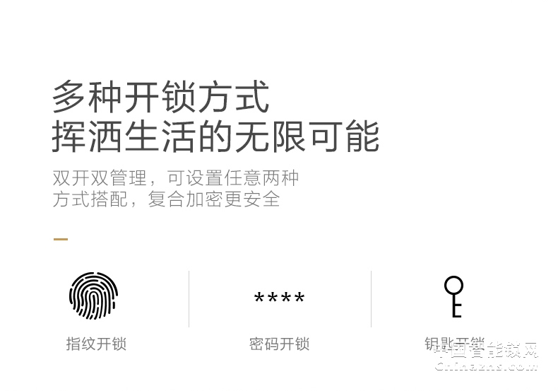 名門指紋鎖 密碼鎖家用防盜門智能鎖電子鎖大門鎖全自動(dòng)EZ-W1