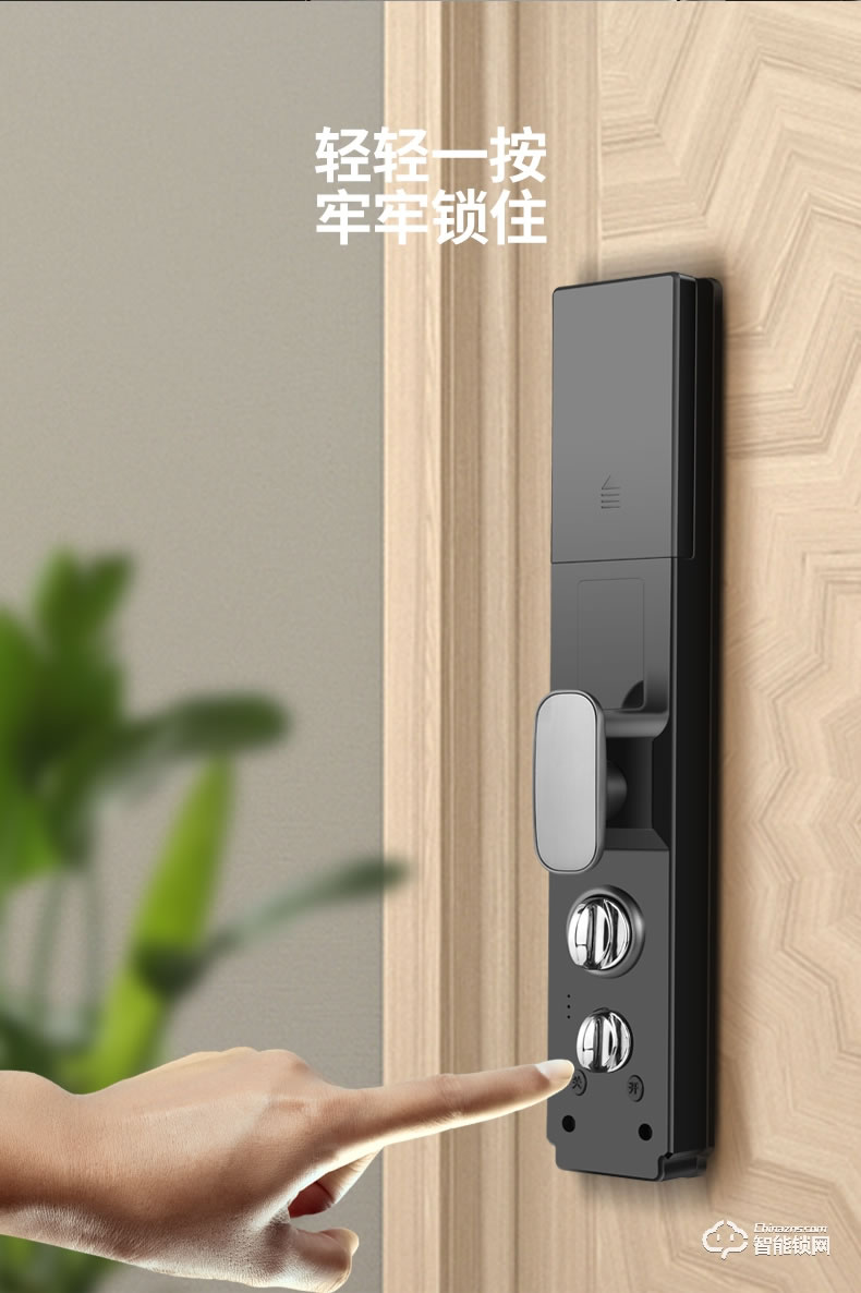 朗菲智能鎖 家用可視人臉識(shí)別智能門(mén)鎖