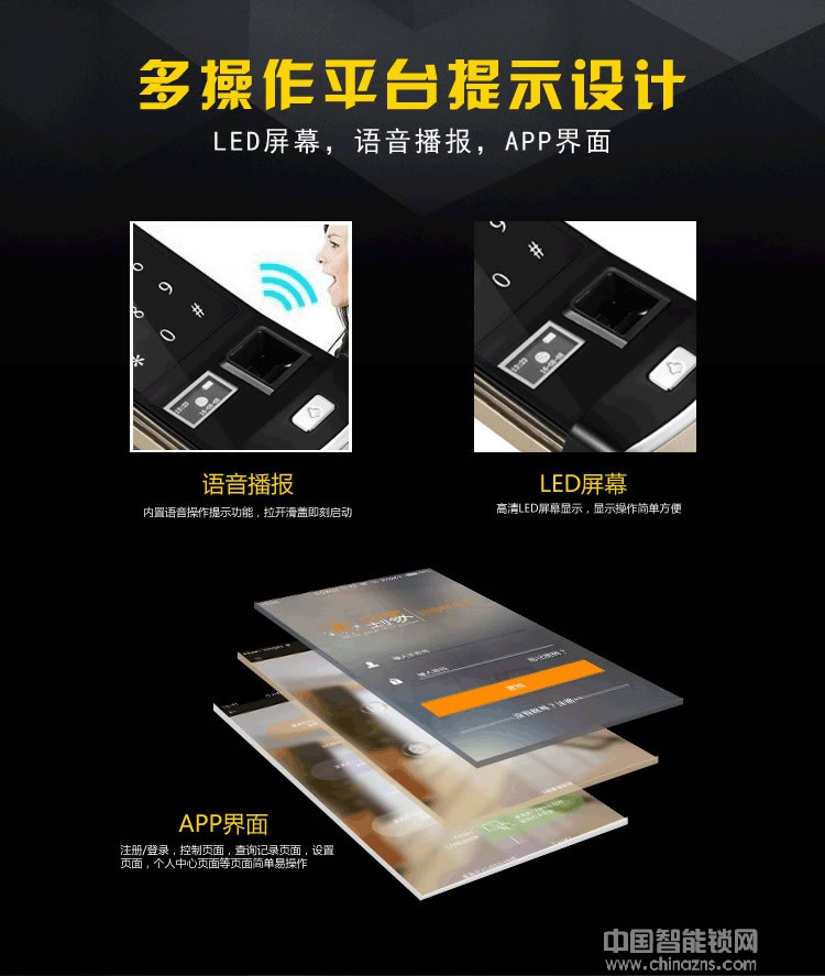 優(yōu)咖遠程控制物聯網智能鎖 防貓眼開啟指紋鎖