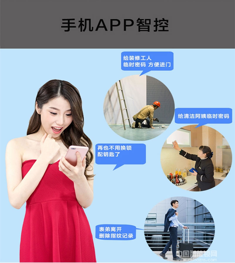 摩天仕智能鎖 室內(nèi)別墅公寓指紋鎖 滑蓋智能門鎖