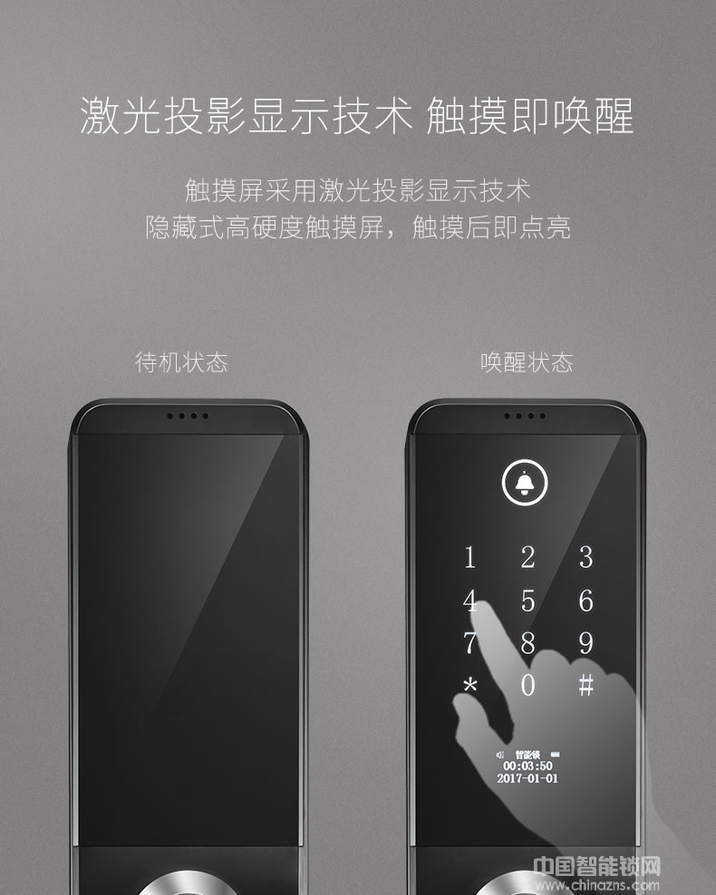 云領(lǐng)半導(dǎo)體家用防盜門鎖 出租房電子密碼鎖