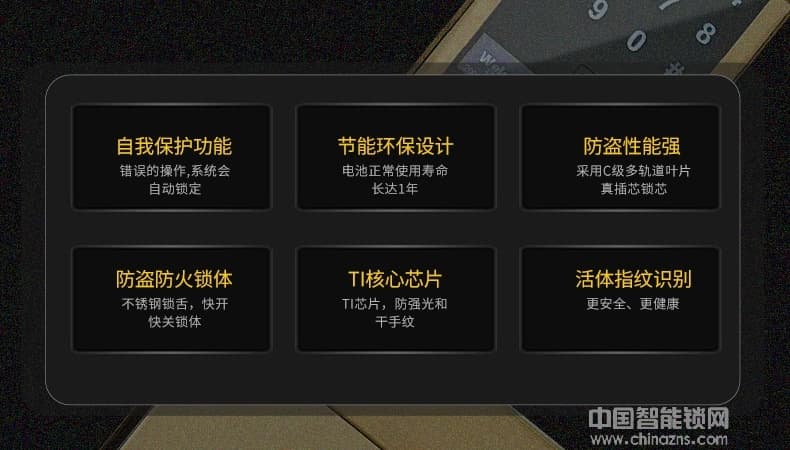帥榮智能鎖 不銹鋼指紋識(shí)別鎖 電子感應(yīng)密碼鎖