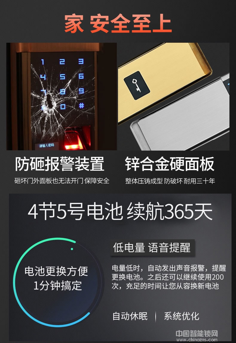 帥榮智能鎖 不銹鋼指紋識(shí)別鎖 電子感應(yīng)密碼鎖