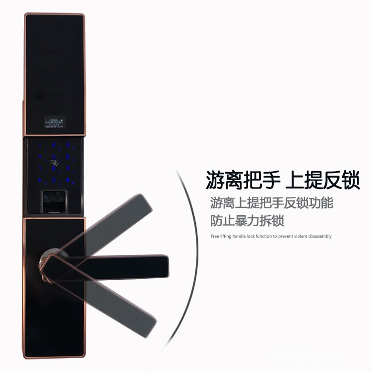 黑將軍指紋鎖 APP遠(yuǎn)程控制智能鎖 半導(dǎo)體防盜指紋密碼鎖
