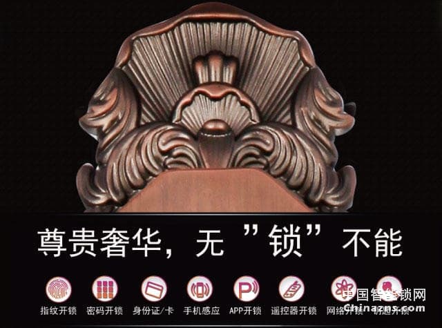 百思易智能門(mén)鎖L8866F 多種開(kāi)鎖方式 別墅豪華指紋鎖