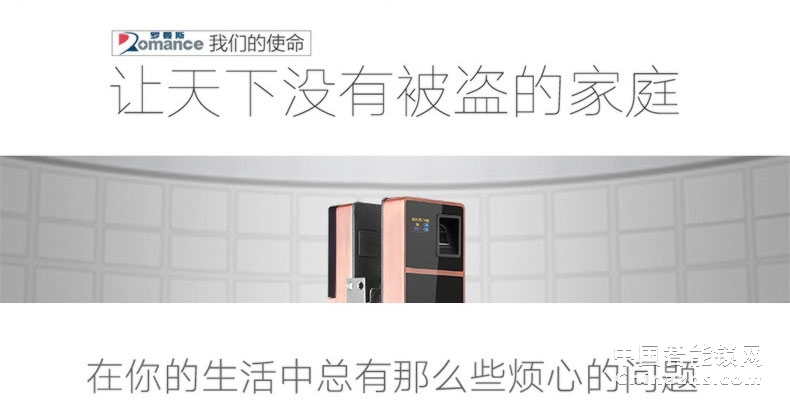 羅曼斯全自動(dòng)智能鎖DD1 家用防盜門(mén)指紋鎖密碼電子入戶門(mén)鎖