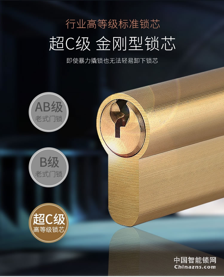 榮事達(dá)品冠全自動(dòng)指紋鎖小智10 家用防盜門智能鎖