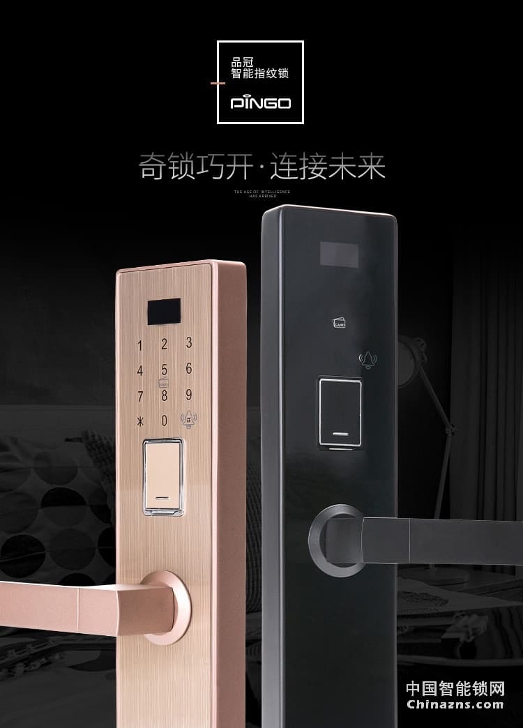 榮事達(dá)品冠密碼鎖小智16 家用防盜門(mén)指紋鎖
