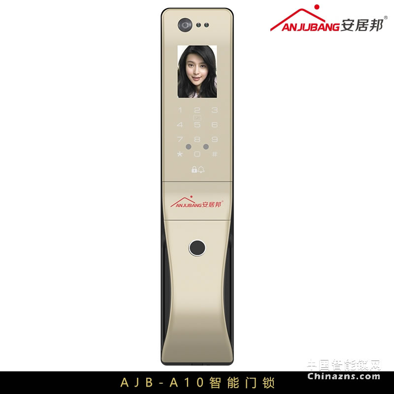 安居邦人臉識(shí)別鎖 掌靜脈智能鎖AJB-A10