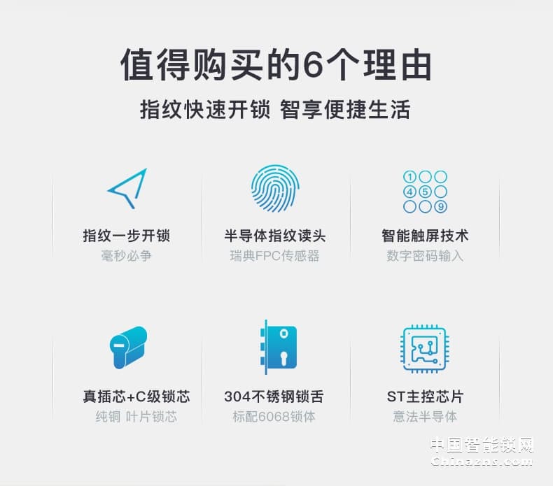 匯泰龍指紋鎖A8 家用智能鎖防盜門密碼門鎖智能鎖別墅大門鎖