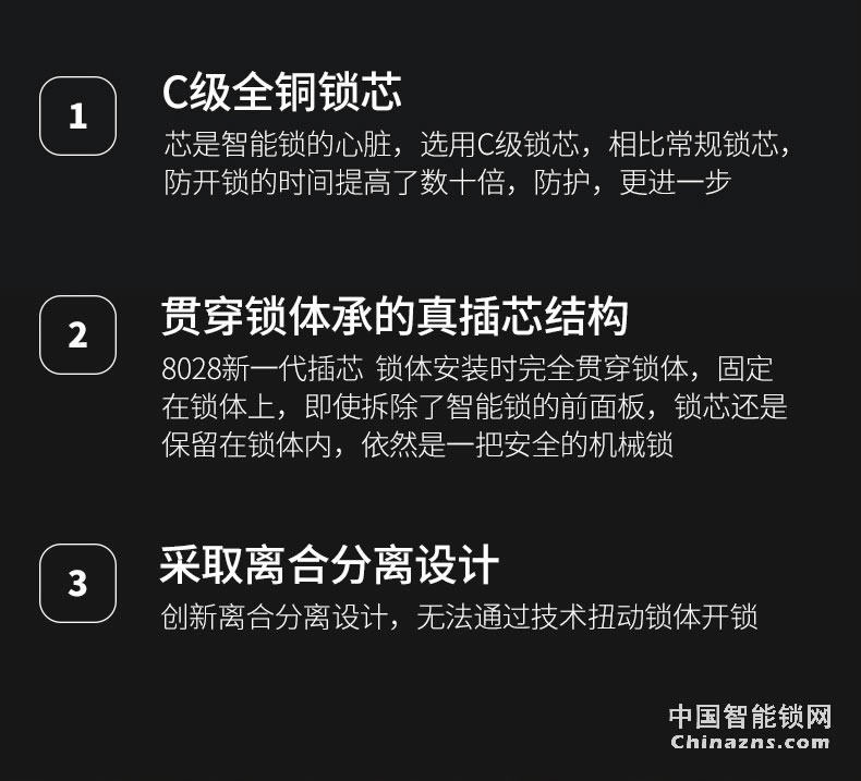 櫻花8028指紋鎖 家用防盜門電子鎖防小黑盒防貓眼遠程密碼智能鎖