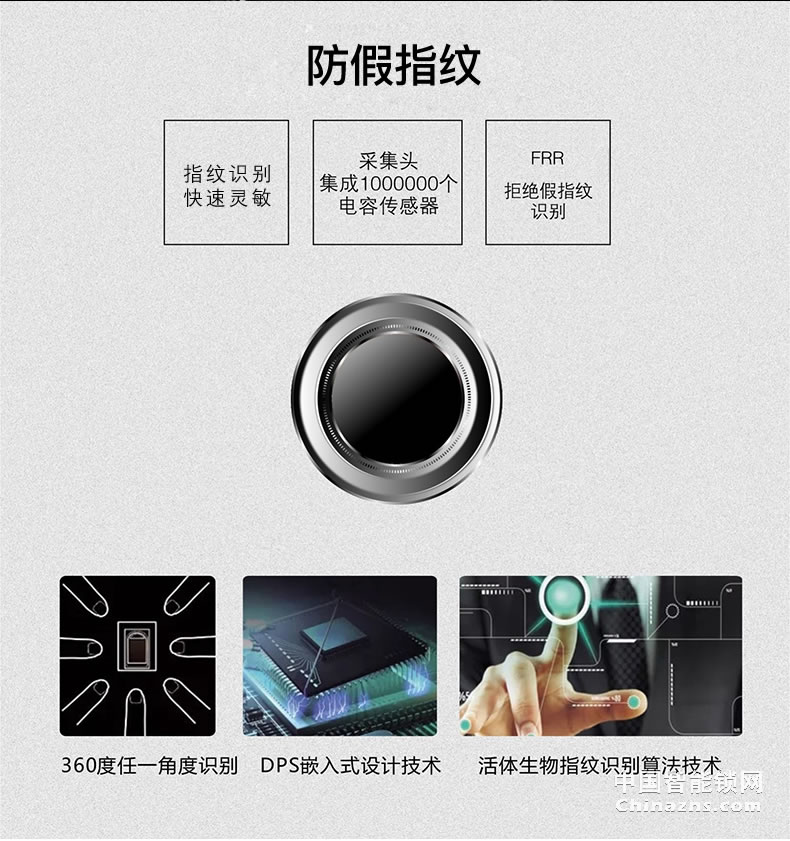 核桃全自動(dòng)指紋鎖W5S 家用防盜門(mén)鎖 防小黑盒