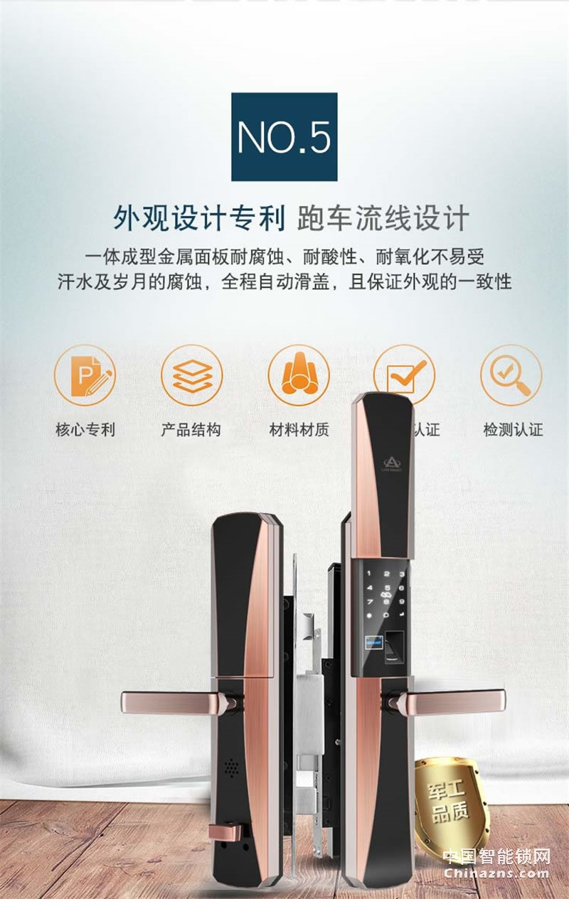 礪安軍工品質(zhì)智能鎖 業(yè)界唯一 超強(qiáng)體驗(yàn)LA7