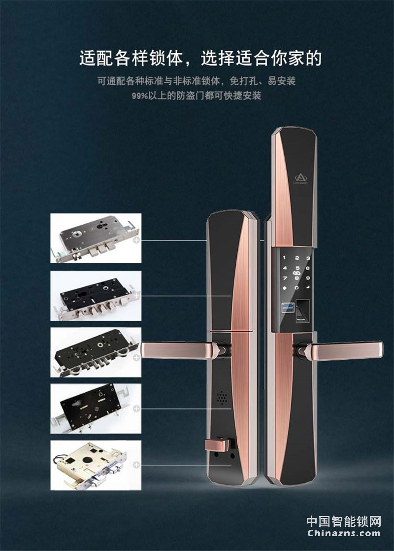 礪安軍工品質(zhì)智能鎖 業(yè)界唯一 超強(qiáng)體驗(yàn)LA7