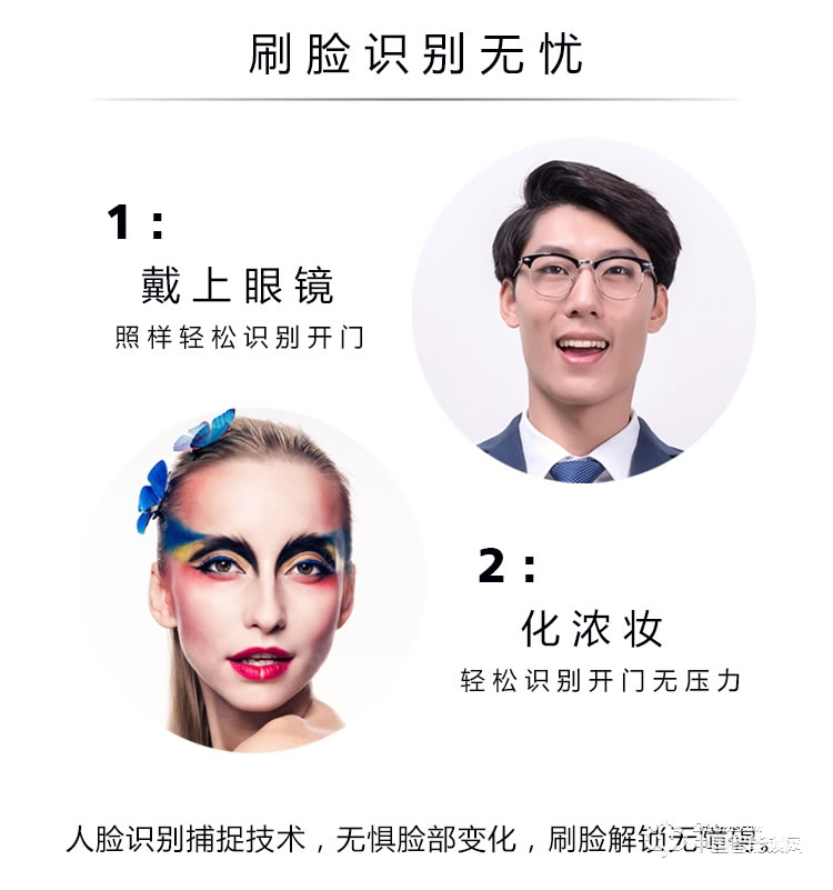 伊派爾人臉識別鎖 掌靜脈識別鎖指紋鎖密碼鎖鑰匙鎖