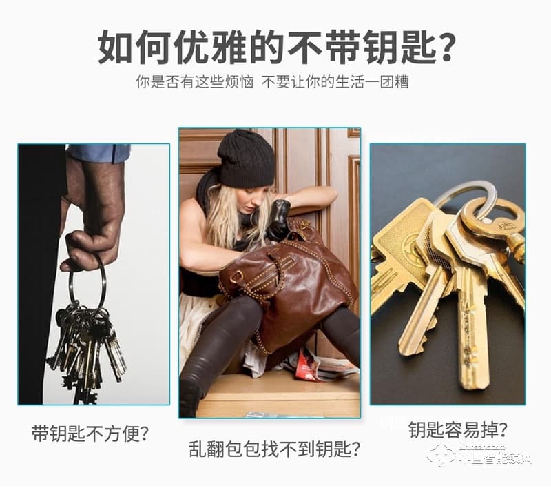 萬維特智能云鎖 家用防盜門鎖智能鎖大門密碼鎖K1
