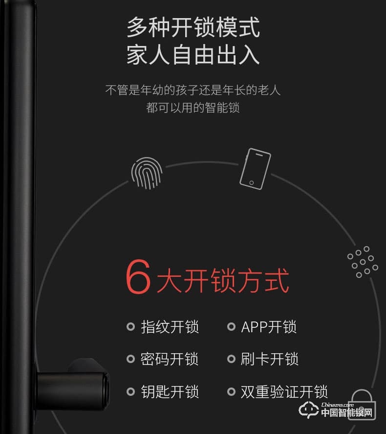 萬(wàn)佳安騰訊云智能鎖I9青年版 直板指紋密碼鎖 防盜智能門(mén)鎖