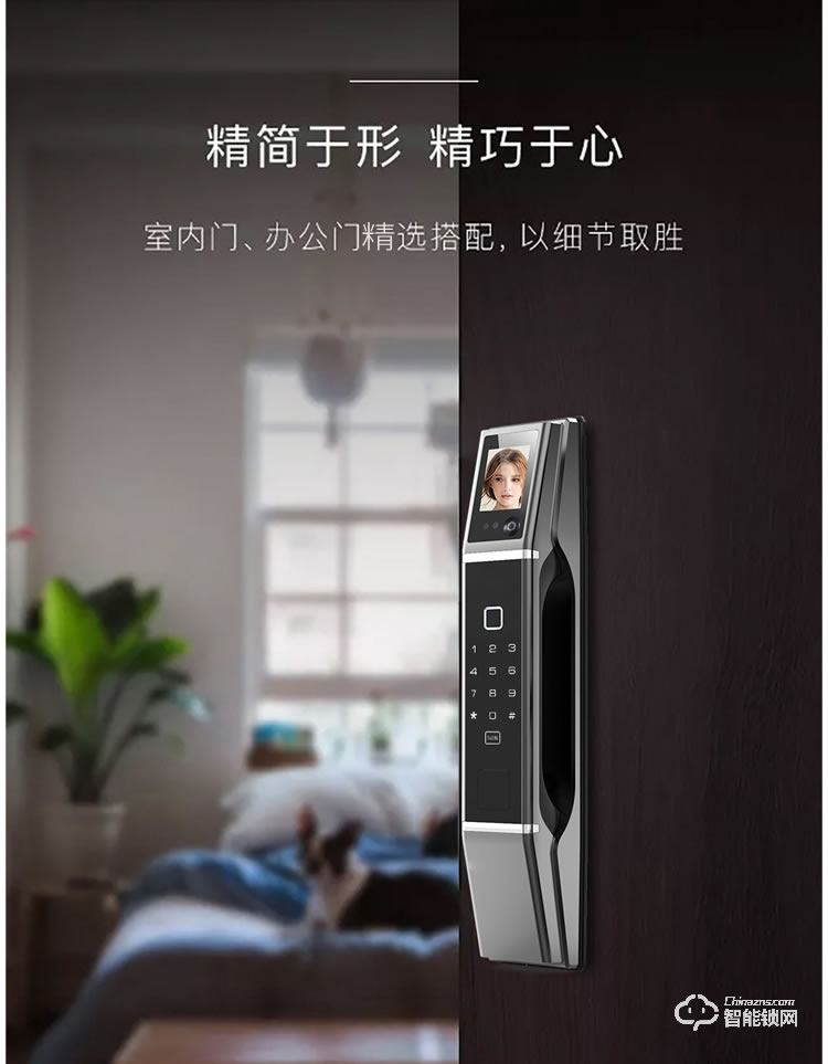 皇家金盾指紋鎖 R20人臉識(shí)別家用防盜門鎖