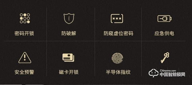 美蒙森全自動(dòng)智能鎖 推拉式指紋密碼鎖