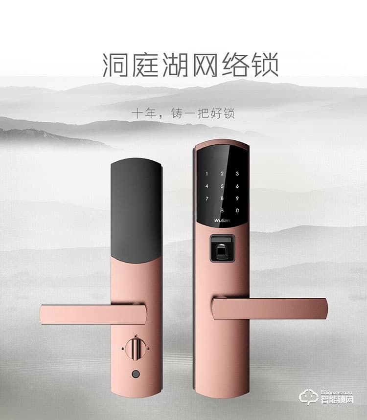 銘港物聯(lián)智能鎖 尊享版智能指紋洞庭湖門鎖套裝