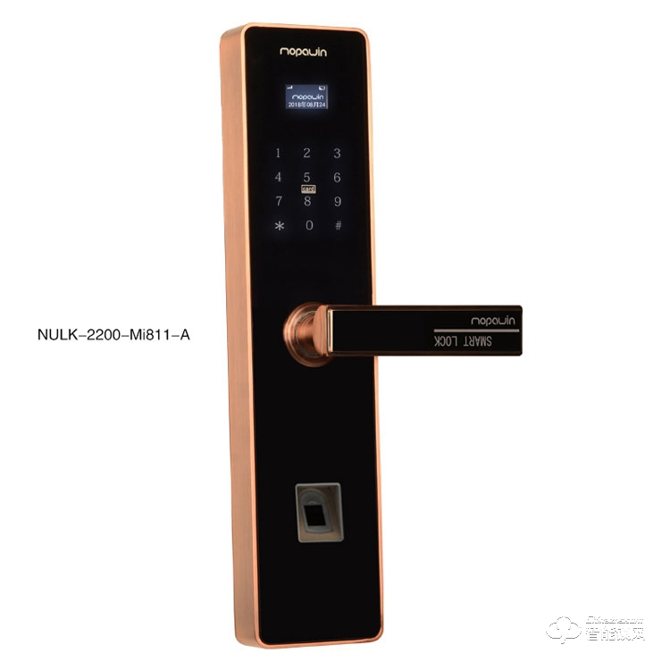 蕙立指紋鎖 NULK-2200-Mi811-A入戶門智能門鎖