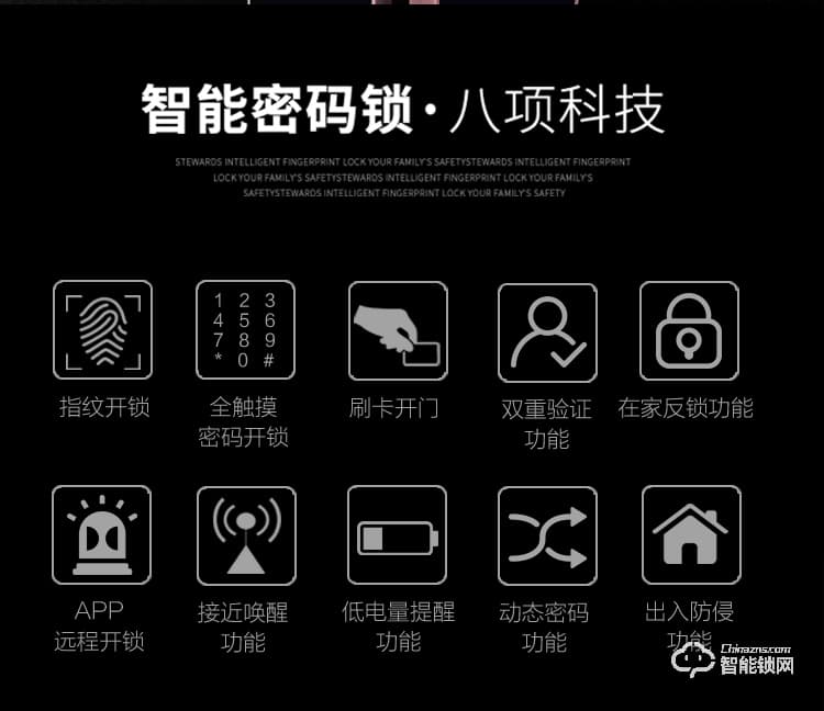 蕙立指紋鎖 APP指紋密碼鎖公寓鎖物聯(lián)鎖