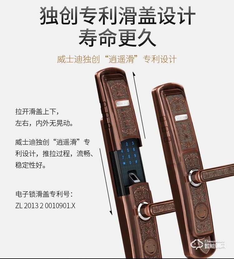 威士迪智能鎖 電子密碼半導(dǎo)體防盜門(mén)鎖