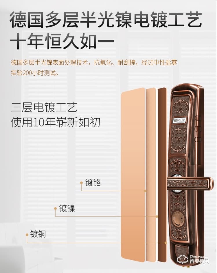 威士迪智能鎖 電子密碼半導(dǎo)體防盜門(mén)鎖