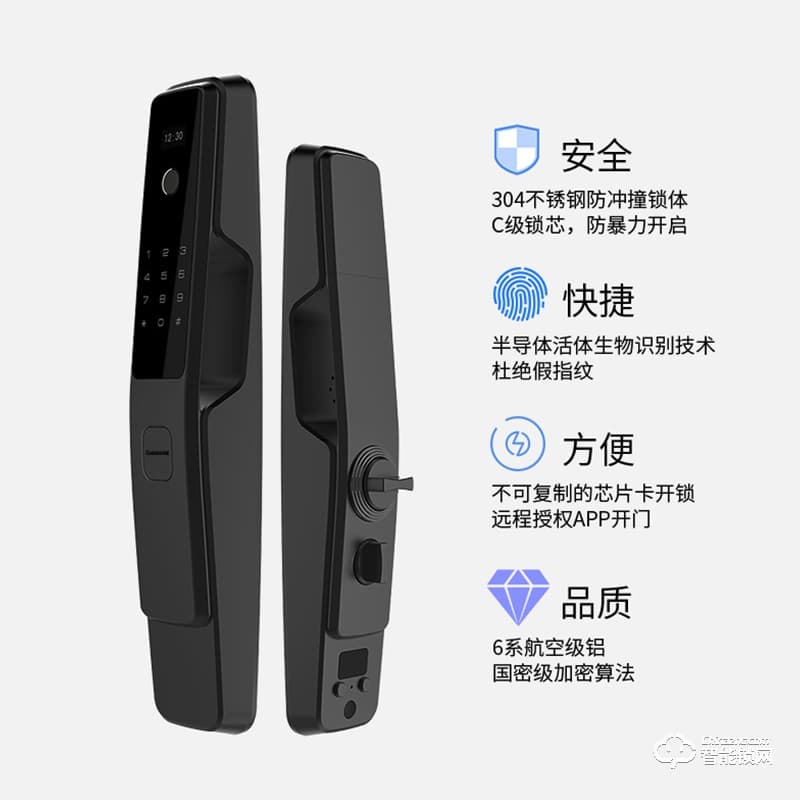 長虹智能鎖 Q1家用防盜門電子密碼鎖