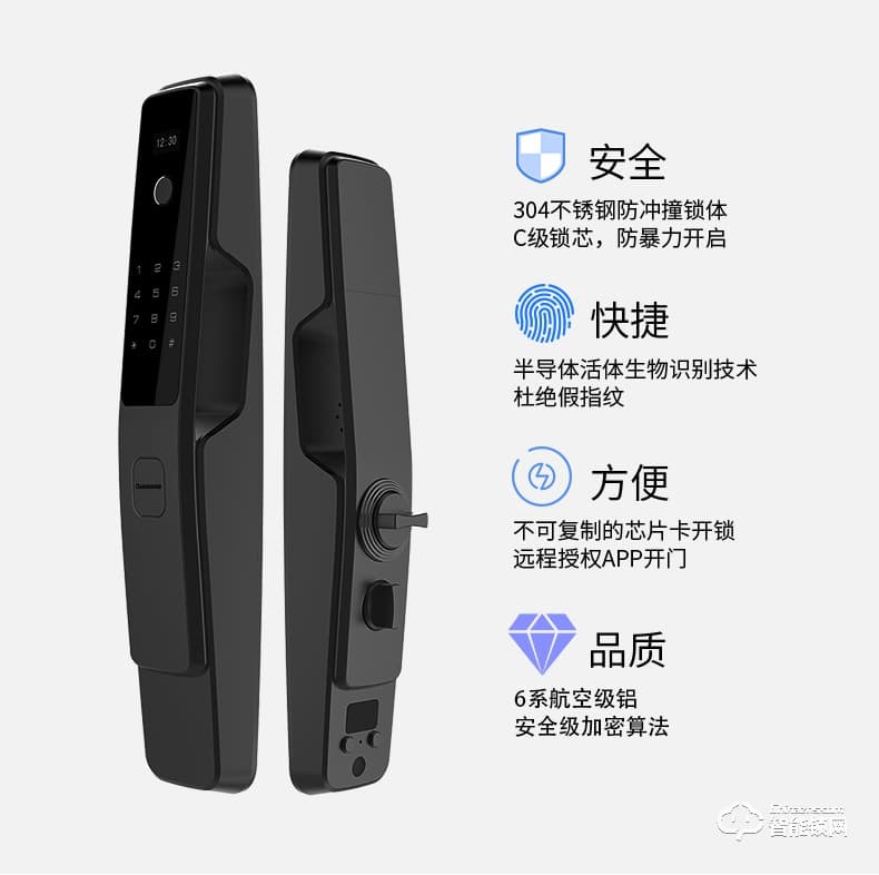 長虹智能鎖 Q1家用防盜門電子密碼鎖