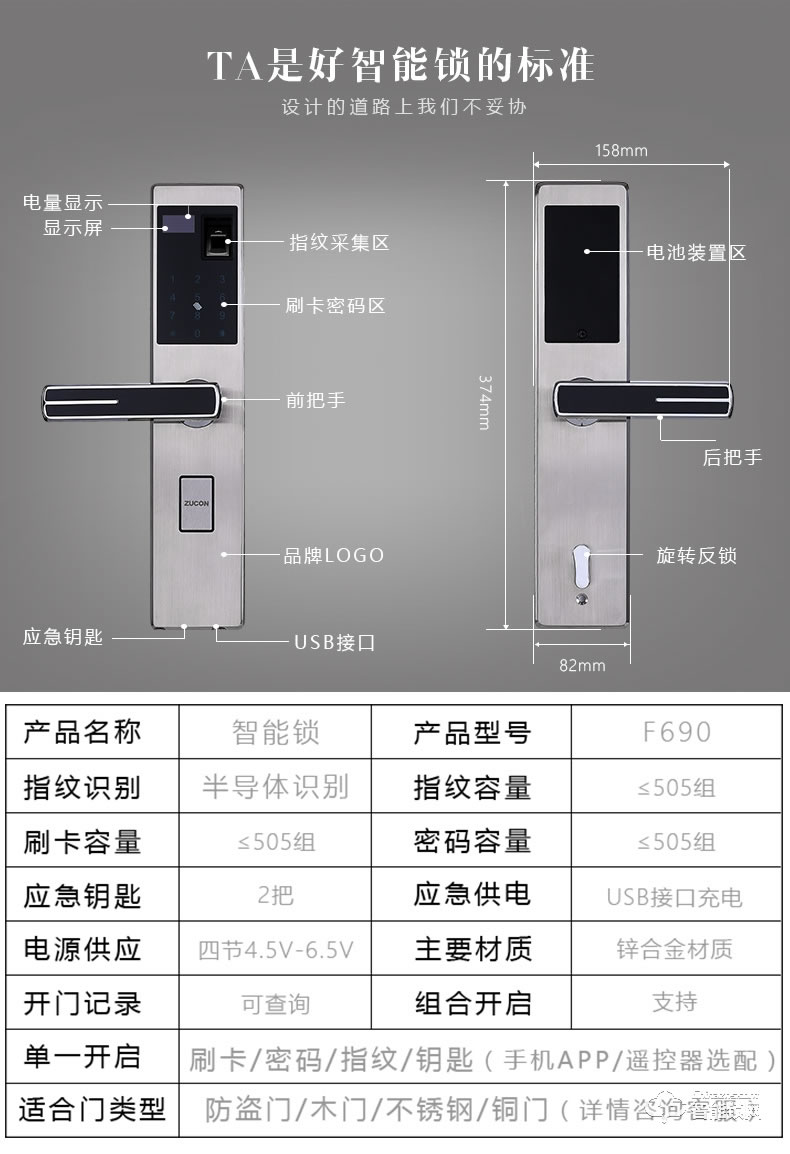 祖程智能鎖 手機(jī)App遠(yuǎn)程遙控鎖