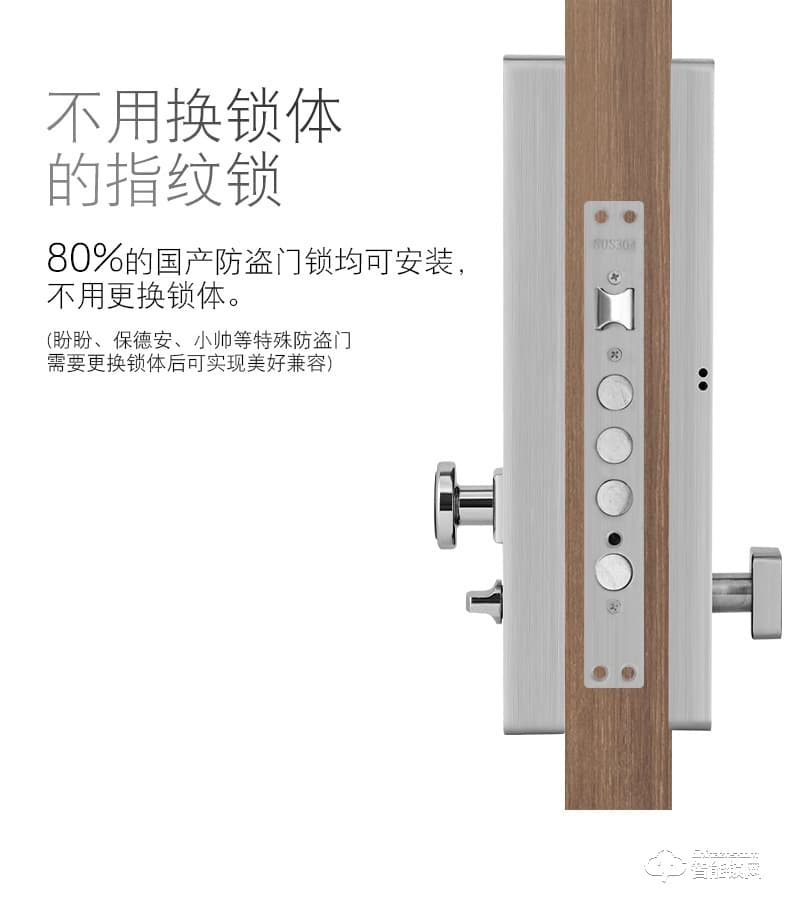 五優(yōu)家家指紋鎖 家用防盜門鎖智能鎖