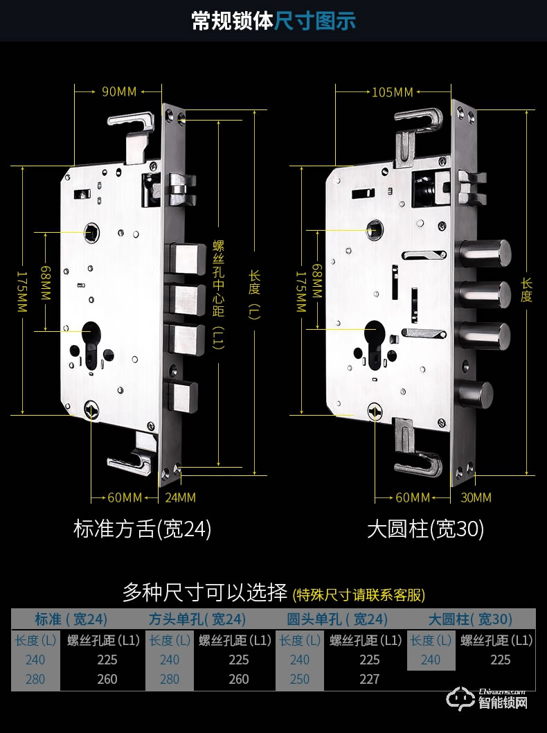 君輝指紋鎖 智能家用電子防盜門鎖