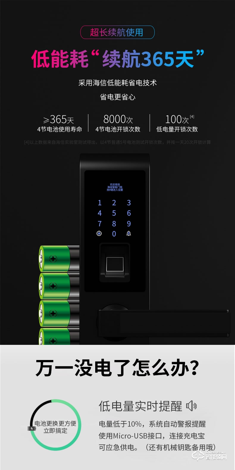 海信智能鎖 E3C指紋鎖智能鎖家用防盜門遠(yuǎn)程密碼鎖