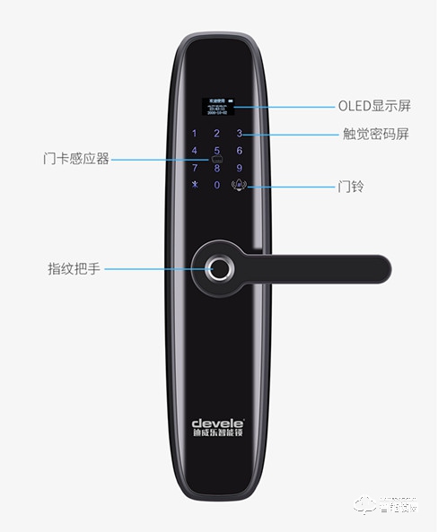 迪威樂(lè)智能鎖 D8密碼鎖磁卡解鎖手機(jī)遠(yuǎn)程開(kāi)鎖