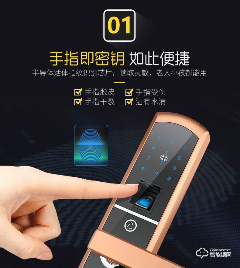 迪威樂智能鎖 D2家用防盜門鎖通用型電子鎖