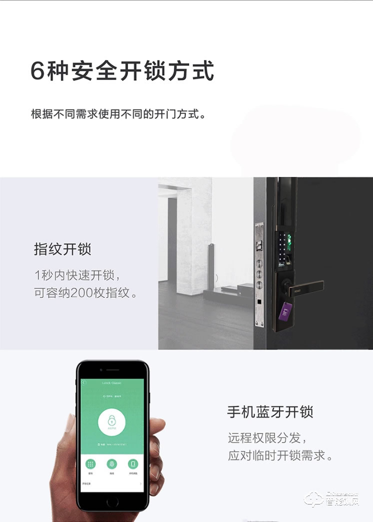 黑玫智能鎖 SN-718子手機(jī)APP遠(yuǎn)程遙控智能鎖
