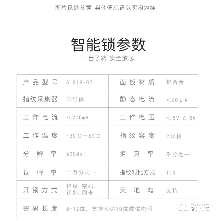 復(fù)旦申花智能鎖 C2家用防盜門電子密碼鎖