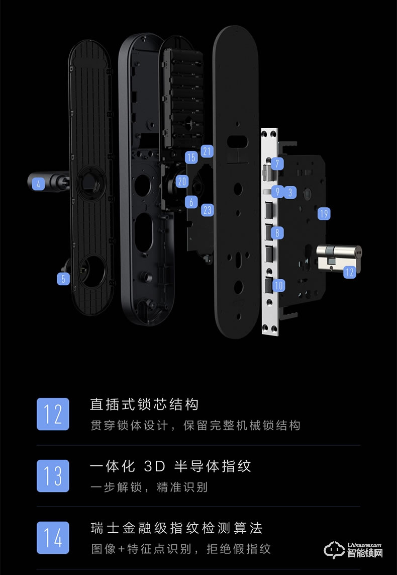 綠米Aqara智能鎖 N100家用防盜指紋電子密碼鎖